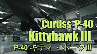 P40 カーチス・キティホーク RAF英空軍博物館 ロンドン A40 Curtiss Kittyhawk RAF Museum London 週刊ジャーニー【英国ぶら歩き No 17】 [upl. by Kwan12]