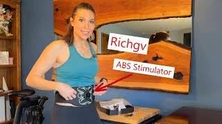 Richgv Abs Stimulator with 12 different modes abs abstimulator fitnessequipment [upl. by Rivy]