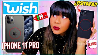 COMPRÉ un iPhone 11 Pro FALSO en WISH por 99 ¿vale la pena [upl. by Lertnom]