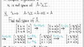 Eigenvalue and Eigenvector Computations Example [upl. by Luhe]