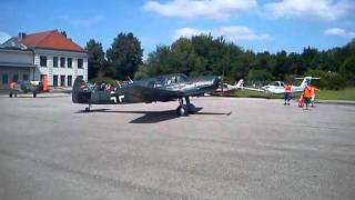 Messerschmitt Me 108 Engine start [upl. by Bernie]