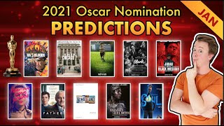 Oscar Nomination Predictions 2021 January Picks  Who Will Get a Nomination  All Categories [upl. by Vedis]