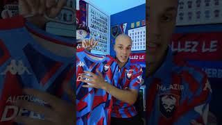 SM Caen prematch 202425 💙❤️ football maillot maillotdefoot france foot unboxing [upl. by Nicky]