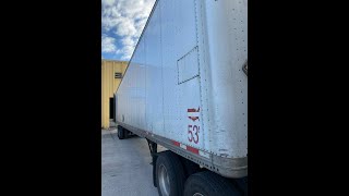 Dry Van Trailer 53 ft swing doors for sale [upl. by Debbie]