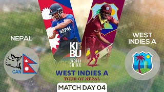 Nepal Vs West Indies A  Tour of Nepal  Kantipur Max HD LIVE  Match 04  02 May 2024 [upl. by Kristina]