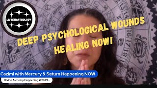 Cazimi with Mercury amp Saturn Psychological Metamorphosis Happening NOW [upl. by Riplex]