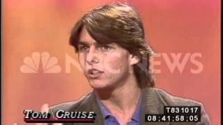 1983 Tom Cruise reveals how he disciplines himself for a role  wwwNBCUniversalArchivescom [upl. by Feld]