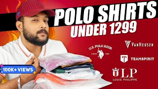 Best Must Have Polo TShirtsShirts For Men 🔥 Ajio TShirt Haul 2023  ONE CHANCE [upl. by Huff]