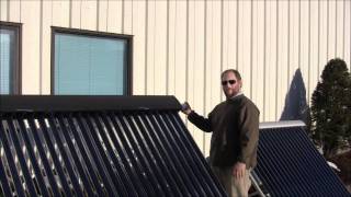 Solar Thermal Evacuated Tubes in winter climates [upl. by Suhpoelc]