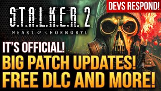 STALKER 2  Its OFFICIAL Devs On Big Patches Free DLC and More And Those Reviews [upl. by Ttekcirc]