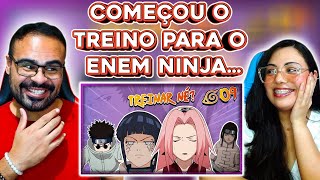 REACT EM CASAL Malandragem Ninja  Episódio 9 TREINAR NÉ [upl. by Anauqaj]