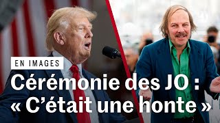 JO de Paris  Donald Trump critique la cérémonie douverture paris2024 [upl. by Kataway]