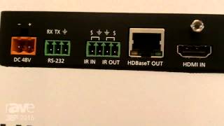 ISE 2015 Atlona Introduces 4KUHD HDMI HDBaseT Extender Series [upl. by Cilegna970]