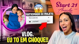 VLOG  DIA INTEIRO DE ROTINA DO PRIMEIRO DIA DO START21 fiquei muito assustada [upl. by Mesics603]