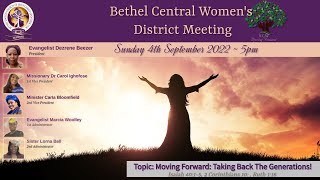 Bethel Central Womens Meeting  Moving Forward Taking Back the Generations [upl. by Nomae]