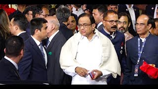 P Chidambaram at Isha AmbaniAnand Piramals wedding celebrations [upl. by Teador898]