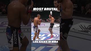 Leg kicks that crack BRICKS 🦴💀 ufc mma shorts foryou [upl. by Hedvah722]