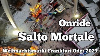 ⁴ᴷ Salto Mortale  Pfisterer  Onride  cityWeihnacht in Frankfurt Oder 2023 [upl. by Yevol]