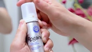 How To Exactly Apply RogaineMinoxidil For Proper Hair Growth Foam  How I Do it [upl. by Eniliuqcaj496]