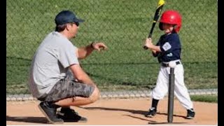 Tee Ball Clinic for 34 year olds littleleague teeball baseballcoaching baseballdrills MLB [upl. by Cherice]