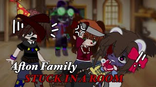 • Afton Family STUCK IN A ROOM    FNAF  JOKE VIDEO   Ft Aftons  AU Change • [upl. by Kcirderfla960]