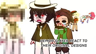 Demon slayer characters react to their ORIGINAL DESIGN OG idea ig Manga spoiler 20K SPECIAL [upl. by Domineca]