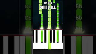 Dr Dre  Still DRE ft Snoop Dogg  BEGINNER Piano Tutorial [upl. by Eesac]