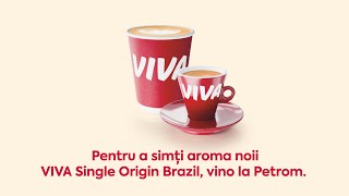 Premieră în stațiile Petrom  VIVA Brazil cea mai nouă origine de cafea [upl. by Kaja152]