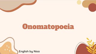 Onomatopoeia words [upl. by Fredrick82]