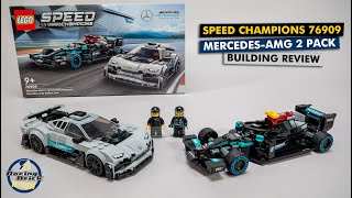 LEGO Speed Champions 76909 MercedesAMG F1 W12 amp Project One detailed building review [upl. by Melinda]