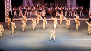 The fastest Romanian Folk Dance Calusarii din Moldova Part 1 [upl. by Leumhs741]