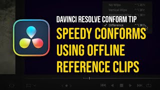 Speedy conforms in DaVinci Resolve using Offline Reference clips [upl. by Eanahc]