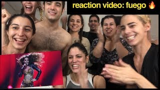 Reaction Video quotFuegoquot Eurovision 2018  Mairiboo Says WOW [upl. by Enyaht]