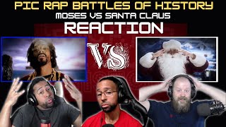 Who Won  Moses vs Santa Claus Epic Rap Battles of History  StayingOffTopic REACTION [upl. by Vasilis95]