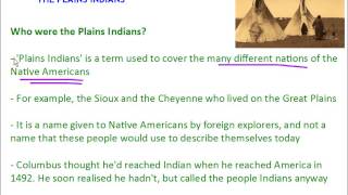 American West  The Plains Indians  The Great Plains [upl. by Adriena]