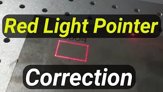 LASER Marking Red Light Correction  Fixing of Red light pointer  EZCAD2 in Hindi Part  6 [upl. by Reddin501]