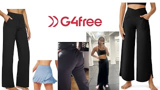 g4freeactivewear review and try on haul [upl. by Ahtelat]