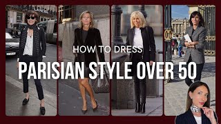 How to Dress Parisian Style Over 50  French Women Over 50 [upl. by Lucius]