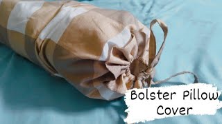 How To Make a Bolster Pillow Cover I DIY Bolster Pillow I Sewing Beginner I Sewing Ideas [upl. by Nelia]