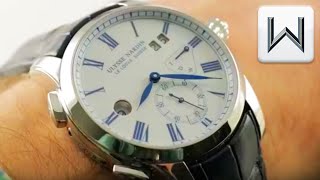 Ulysse Nardin Classico Dual Time 3243132E0 Luxury Watch Review [upl. by Yvehc]