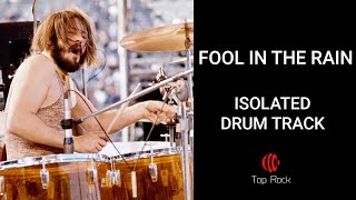 FOOL IN THE RAIN 🥁​ Isolated drum track John Bonham  Led Zeppelin [upl. by Aidualk]