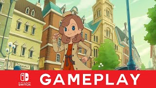 Laytons Mystery Journey  First Hour of Nintendo Switch Gameplay [upl. by Annairt]