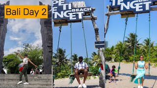 Things To Do In Petitenget Canggu Beach amp Tanha Lot Temple  Bali Day 2 Food amp Bike Ride [upl. by Anna-Diana]