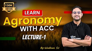 FREE CLASSES Agronomy1 Bilingual I Classification of CropsI  Agri Coaching Chandigarh [upl. by Adnuhsed175]