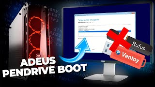 ADEUS PENDRIVE BOOT Microsoft LIBERA comando que ADICIONA a ISO DIRETO na BIOS para FORMATAR PCs [upl. by Bianca920]