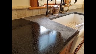 Cleaning and sealing a soapstone countertop [upl. by Noiramed740]