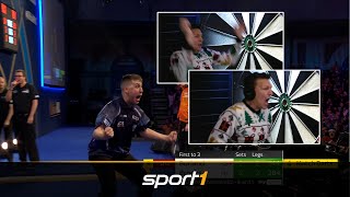 SPORT1Kommentator rastet bei 9Darter aus  SPORT1  DARTS WM 2022 [upl. by Keele236]