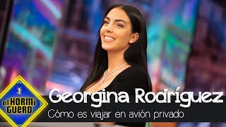 Georgina cuenta cómo es viajar en avión privado  El Hormiguero [upl. by Aihsetel7]