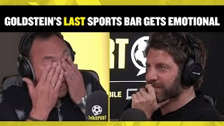 Jason Cundy gives emotional speech to Andy Goldstein as they do their LAST ever SportsBar together 😢 [upl. by Yorel231]