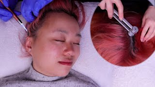 ASMR Detailed Scalp Check Sensory Testing amp Head Massage [upl. by Stanislaus]